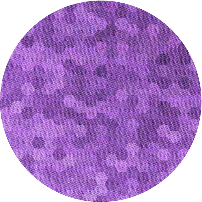Square Machine Washable Transitional Purple Rug in a Living Room, wshpat1720pur