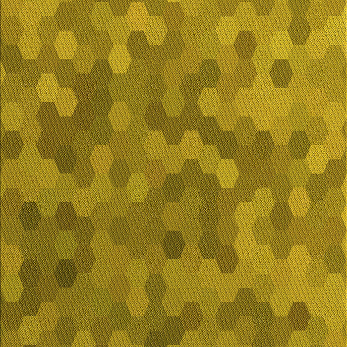 Machine Washable Transitional Yellow Rug, wshpat1720yw