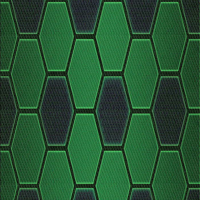 Patterned Dark Forest Green Rug, pat1721grn