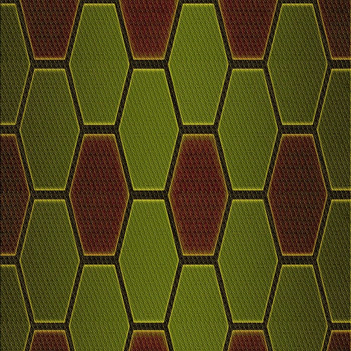Patterned Olive Green Rug, pat1721yw