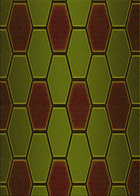 Machine Washable Transitional Olive Green Rug, wshpat1721yw