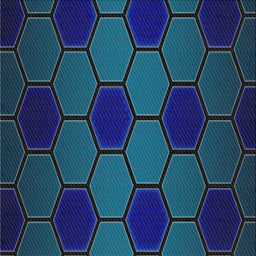 Square Patterned Blue Ivy Blue Novelty Rug, pat1721