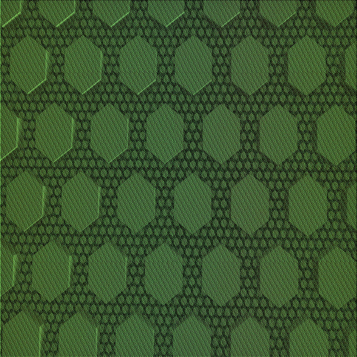 Round Machine Washable Transitional Dark Forest Green Rug, wshpat1722grn