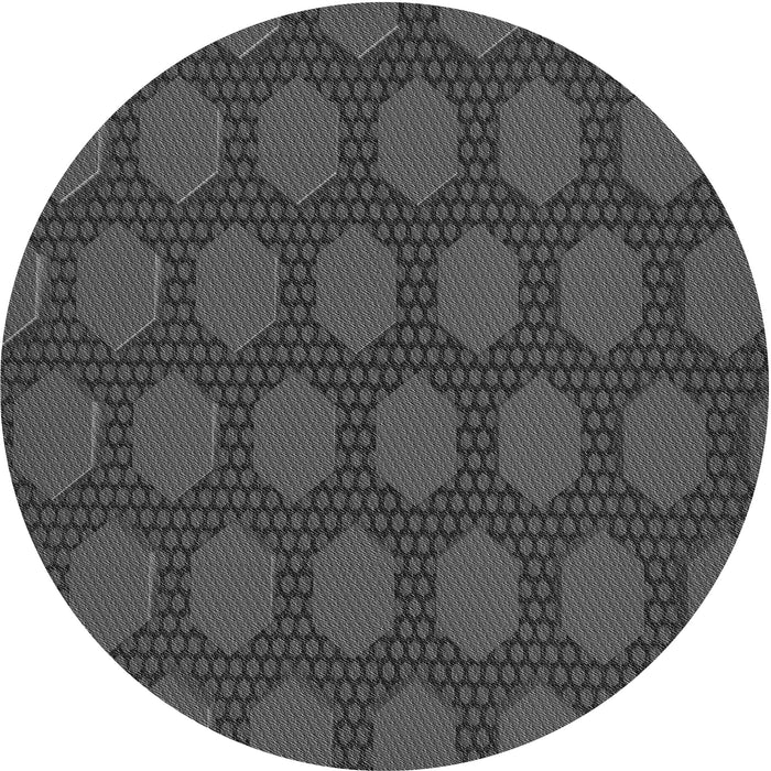 Square Machine Washable Transitional Gray Brown Rug in a Living Room, wshpat1722gry
