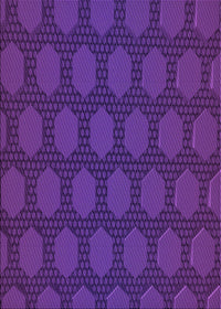 Machine Washable Transitional Bright Purple Rug, wshpat1722pur