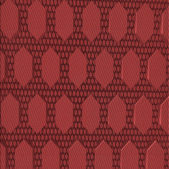 Machine Washable Transitional Cranberry Red Rug, wshpat1722rd