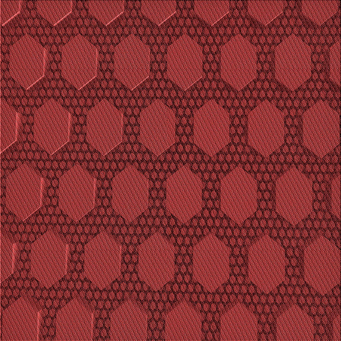 Round Machine Washable Transitional Cranberry Red Rug, wshpat1722rd
