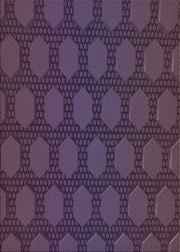 Patterned French Lilac Purple Abstract Machine Washable Rug, wshpat1722