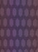 Patterned French Lilac Purple Abstract Machine Washable Rug, wshpat1722