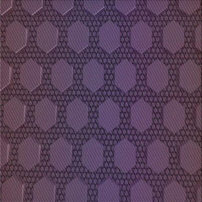 Sideview of Patterned French Lilac Purple Abstract Machine Washable Rug, wshpat1722