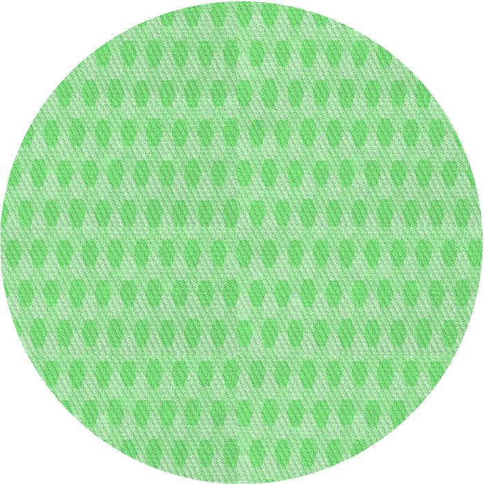 Square Machine Washable Transitional Green Rug in a Living Room, wshpat1723grn