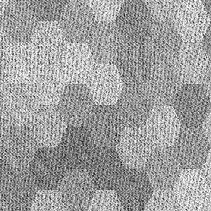 Machine Washable Transitional Gray Rug, wshpat1724gry