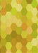 Machine Washable Transitional Golden Yellow Rug, wshpat1724yw