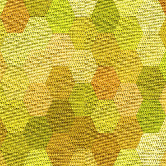 Machine Washable Transitional Golden Yellow Rug, wshpat1724yw