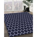 Patterned Purple Rug in Family Room, pat1725blu