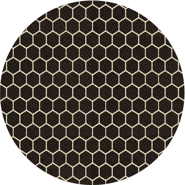 Square Machine Washable Transitional Black Rug in a Living Room, wshpat1725brn