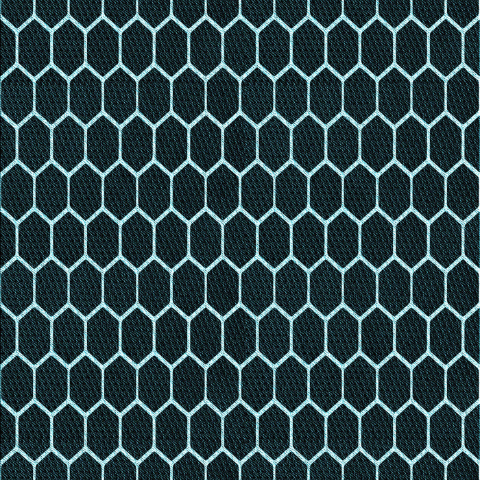 Machine Washable Transitional Black Rug, wshpat1725lblu