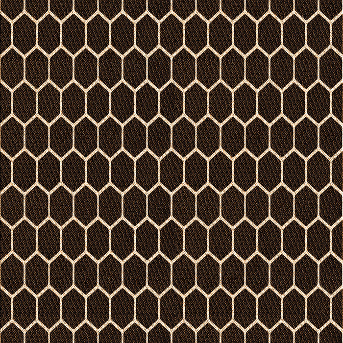 Patterned Black Rug, pat1725org