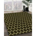 Patterned Black Rug in Family Room, pat1725yw