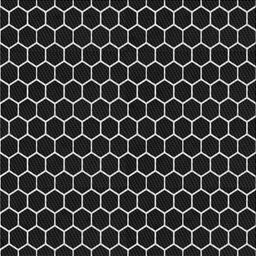 Sideview of Machine Washable Transitional Black Rug, wshpat1725