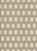 Machine Washable Transitional Brown Rug, wshpat1726brn