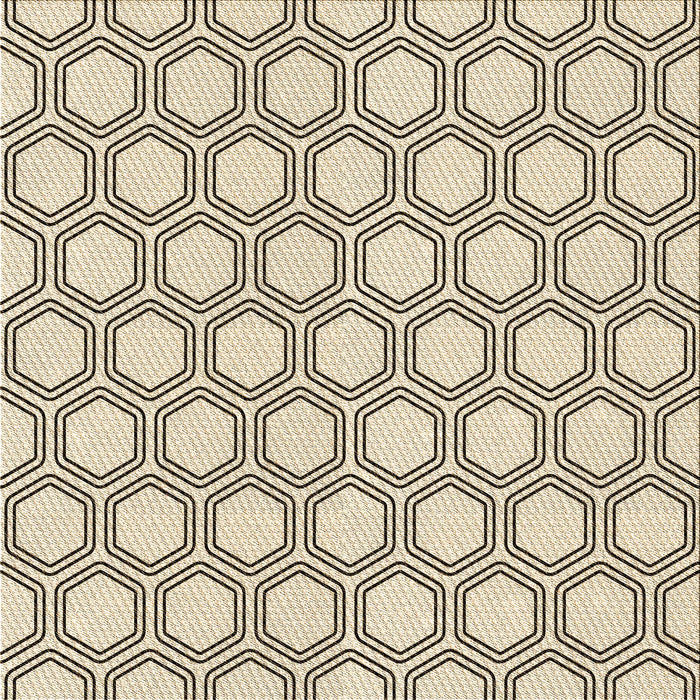 Round Patterned Brown Rug, pat1726brn