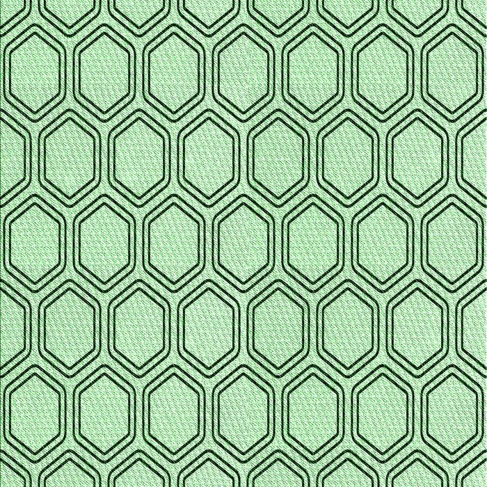 Machine Washable Transitional Mint Green Rug, wshpat1726grn