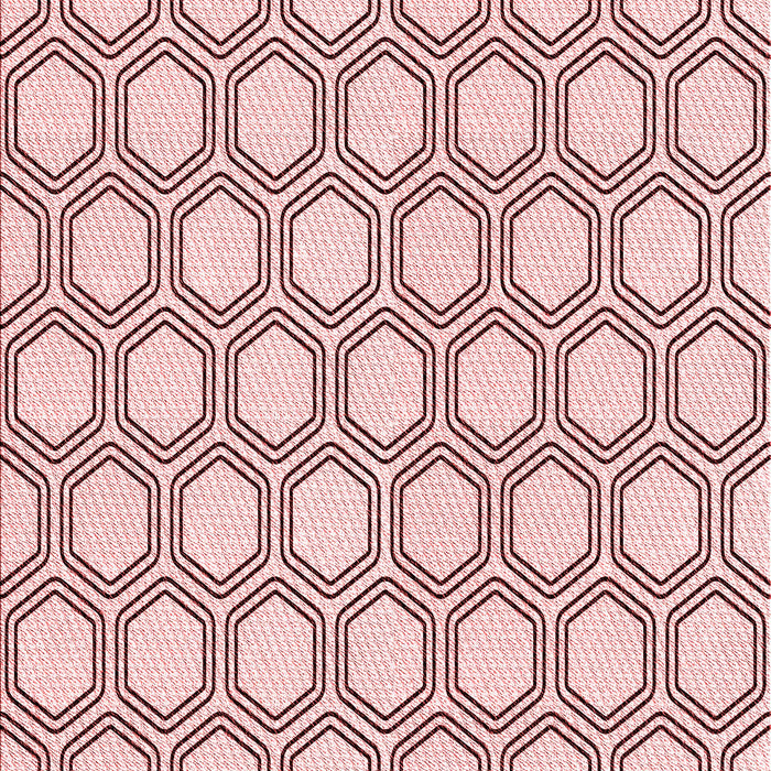 Patterned Red Rug, pat1726rd