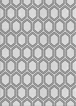 Machine Washable Transitional White Smoke Rug, wshpat1726