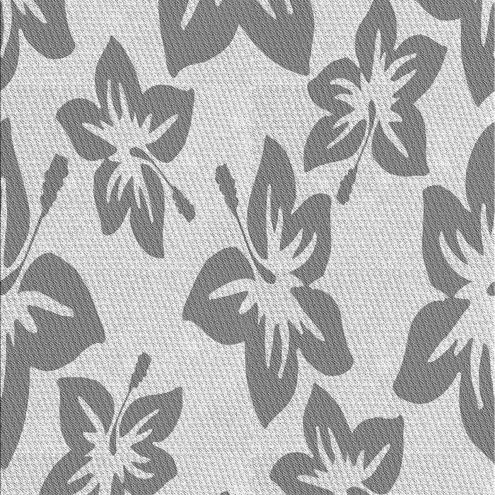 Machine Washable Transitional Gray Rug, wshpat1727gry