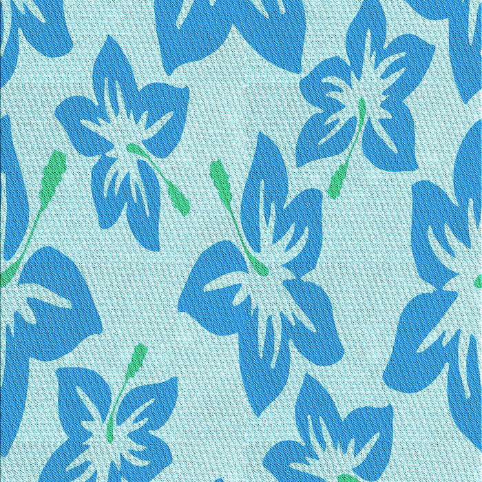 Patterned Blue Rug, pat1727lblu