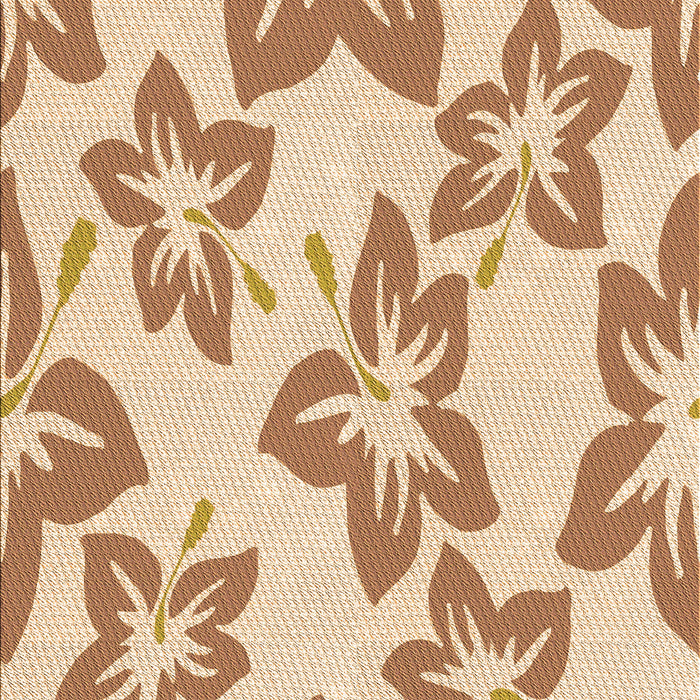 Patterned Orange Rug, pat1727org