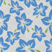 Sideview of Machine Washable Transitional Pale Blue Lily Blue Rug, wshpat1727