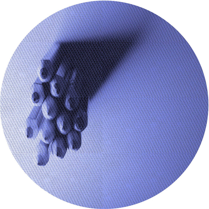 Square Machine Washable Transitional Denim Blue Rug in a Living Room, wshpat1728blu