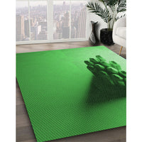 Patterned Green Rug, pat1728grn