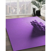 Patterned Violet Purple Rug, pat1728pur