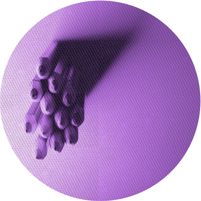 Square Patterned Violet Purple Rug, pat1728pur