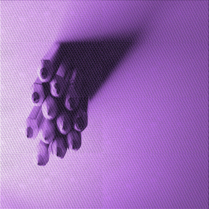 Round Patterned Violet Purple Rug, pat1728pur