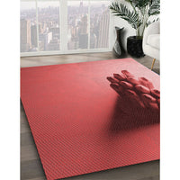 Patterned Red Rug, pat1728rd