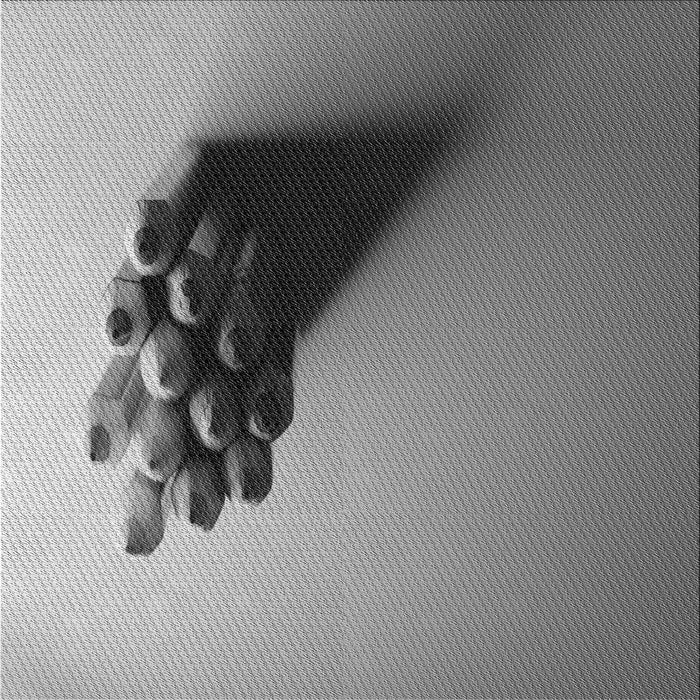 Square Patterned Silver Gray Novelty Rug, pat1728