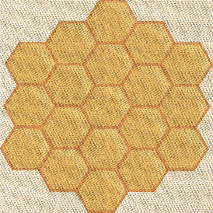 Round Patterned Dark Orange Rug, pat1729brn