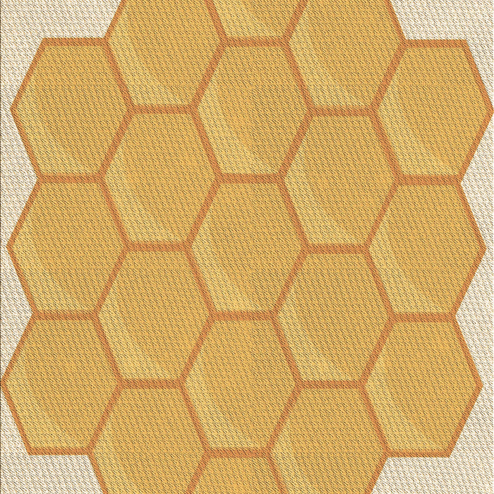 Patterned Dark Orange Rug, pat1729brn