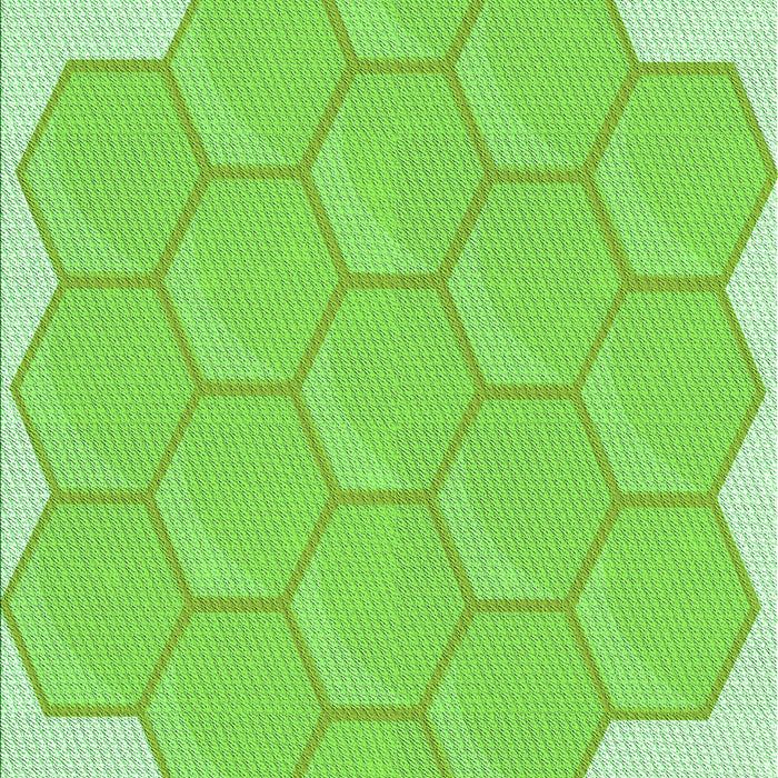 Patterned Emerald Green Rug, pat1729grn