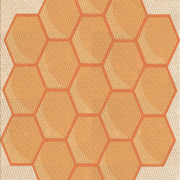 Machine Washable Transitional Neon Orange Rug, wshpat1729org