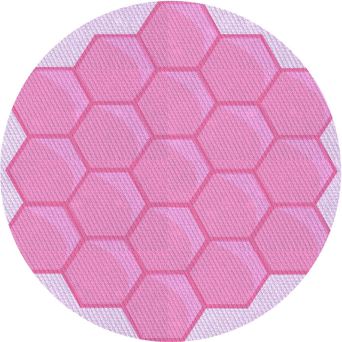 Square Machine Washable Transitional Blossom Pink Rug in a Living Room, wshpat1729pur