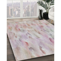 Patterned Pink Novelty Rug, pat172