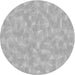 Square Patterned Platinum Silver Gray Rug, pat173gry