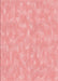 Machine Washable Transitional Pastel Pink Rug, wshpat173rd