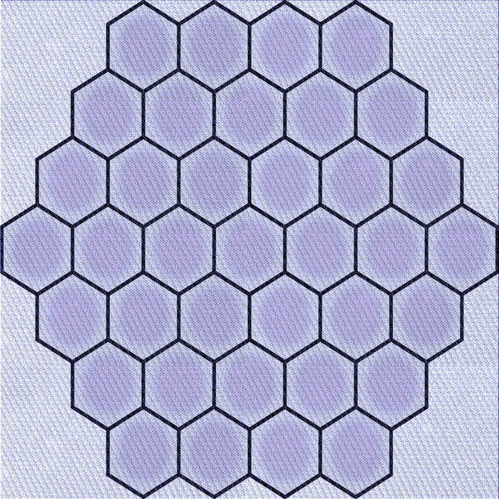 Round Machine Washable Transitional Periwinkle Purple Rug, wshpat1730blu