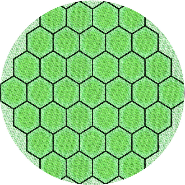 Square Machine Washable Transitional Green Rug in a Living Room, wshpat1730grn